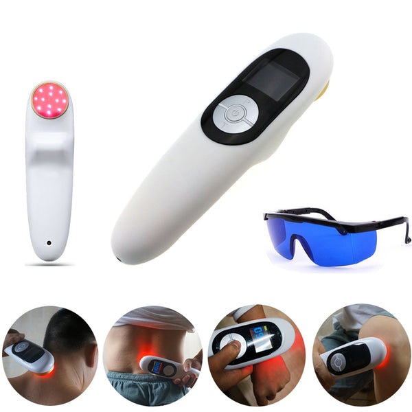 LASTEK® Portable Pain Relief Cold Laser Therapy Device 808nm+650nm For Humans, Cats, Dogs
