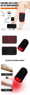 Self-fastening Red Light Therapy for Waist